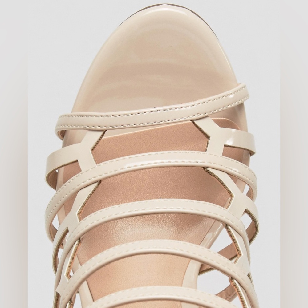 Call It Spring | Astausien Caged Dress Nude Sandals | Size 9 | EUC - Picture 3 of 10